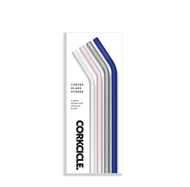 corkcicle-glass-straw-set-reusable-dishwasher-safe-straws-for-corkcicle-drinkwar image 1