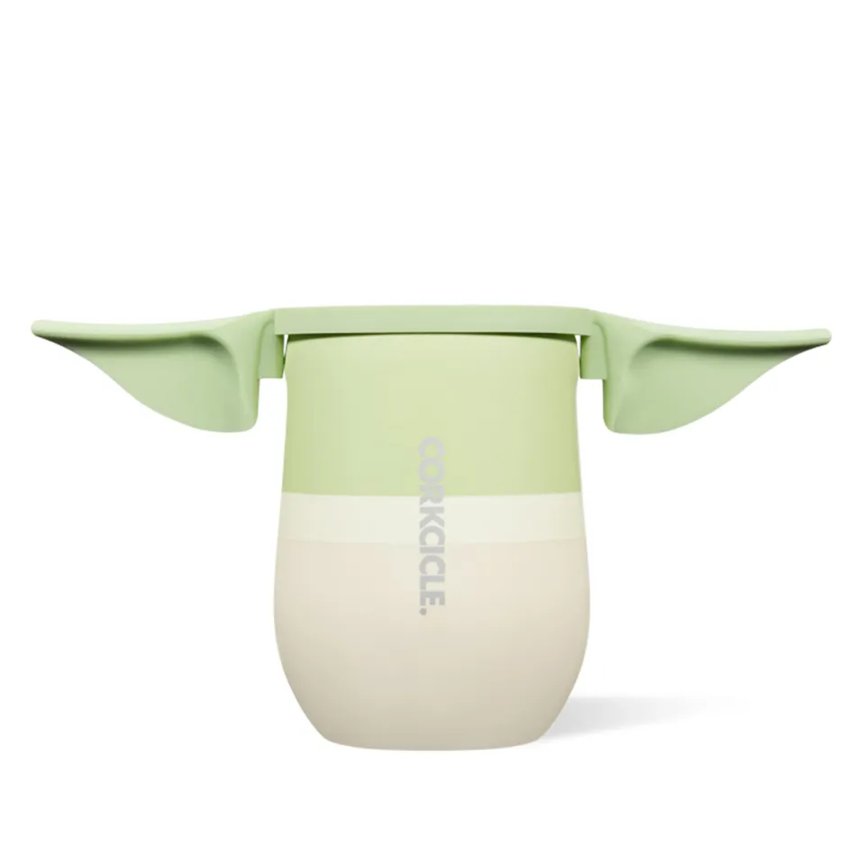 corkcicle-stemless-insulated-wine-glass-tumbler-12-oz-yoda-edition image 1