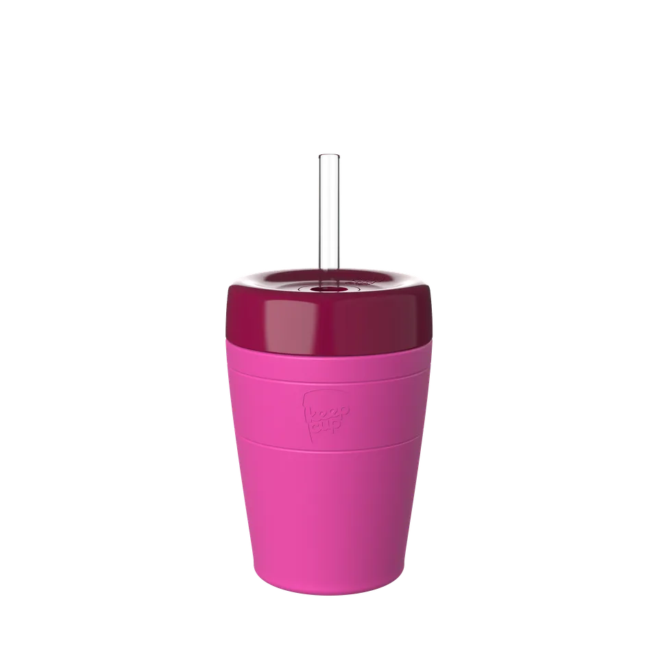 keepcup-commuter-cold-cup-12oz-fuchsia-burgundy image 1