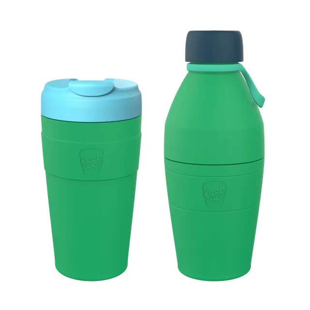 keepcup-deskside-warrior-bundle-emerald-commuter-travel-mug-helix-insulated-wate image 1