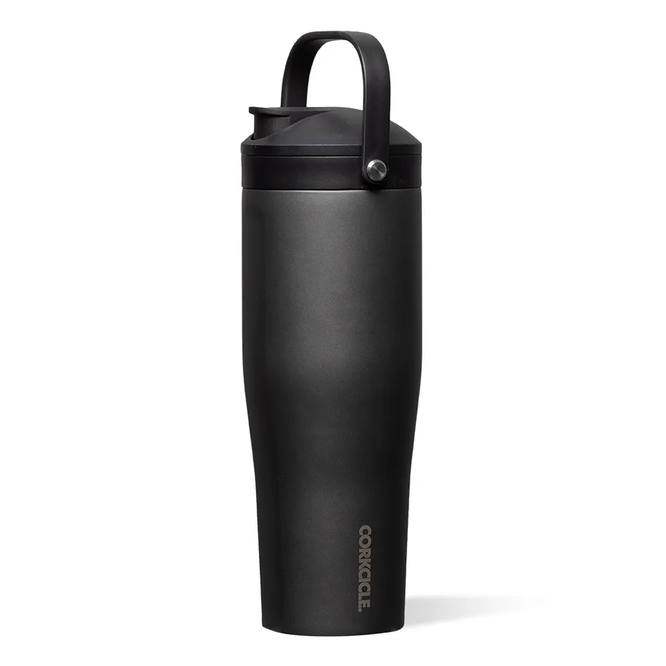 corkcicle-protein-shaker-30oz-with-built-in-agitator-fruit-strainer-lid-ceramic- image 1