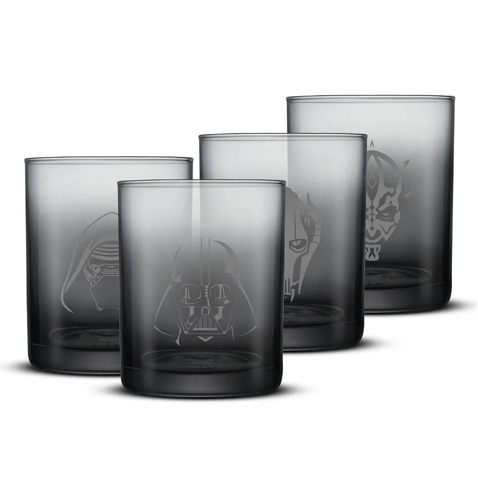 joyjolt-star-wars-dark-side-short-drinking-glasses-set-of-4 image 1