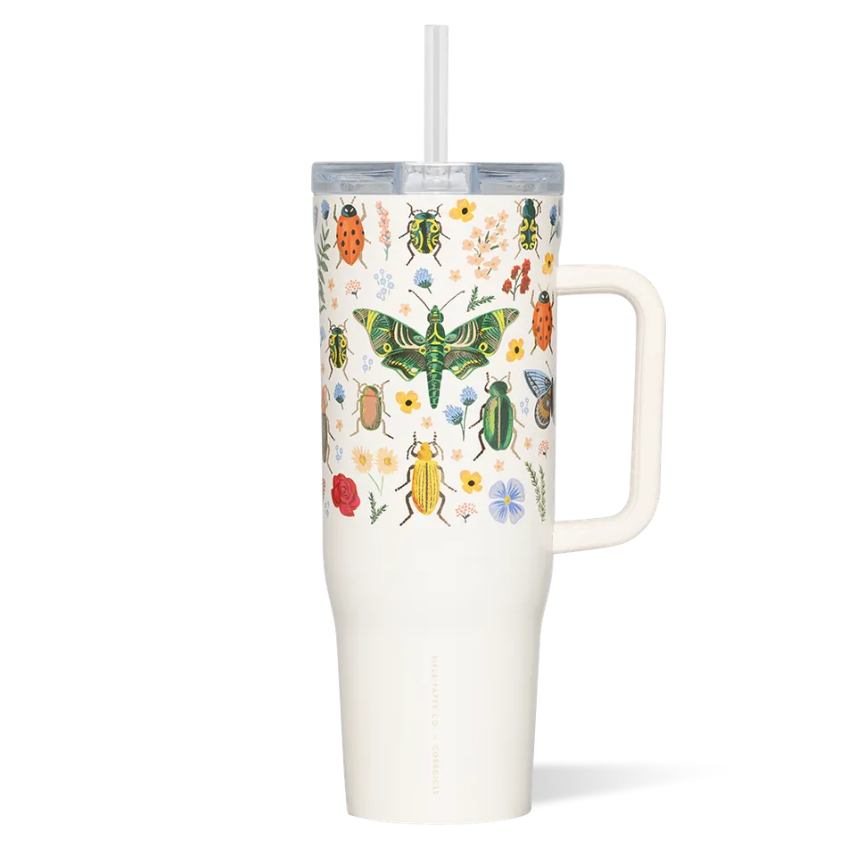 corkcicle-x-rifle-paper-co-cruiser-40oz-tumbler image 1