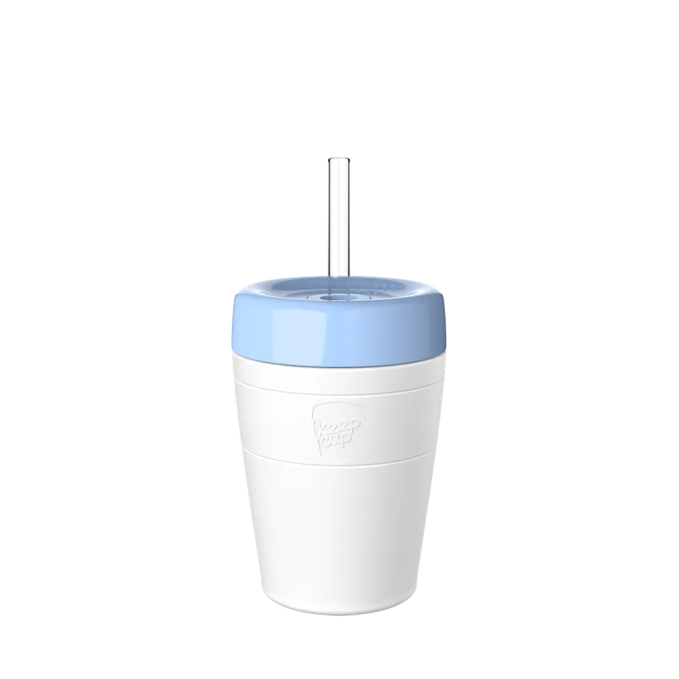 keepcup-commuter-cold-cup-12oz-white-orchid-vacuum-insulated-iced-coffee-tumbler image 1
