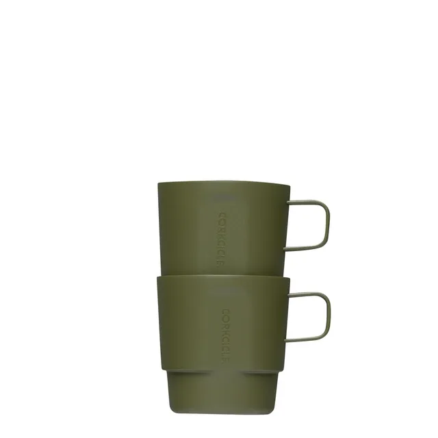 corkcicle-cafe-stacker-6-oz-double-pack-stackable-coffee-cups-double-walled-insu image 1