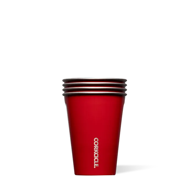 corkcicle-eco-stacker-4-pack-reusable-stainless-steel-party-cups image 1