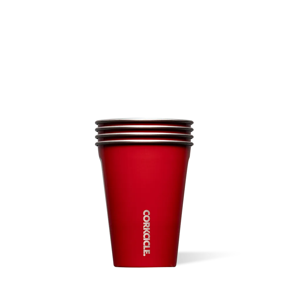 corkcicle-eco-stacker-4-pack-reusable-stainless-steel-party-cups image 1