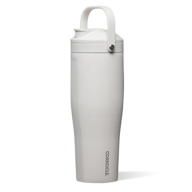 corkcicle-protein-shaker-30oz-insulated-mixer-bottle-with-agitator-strainer image 1