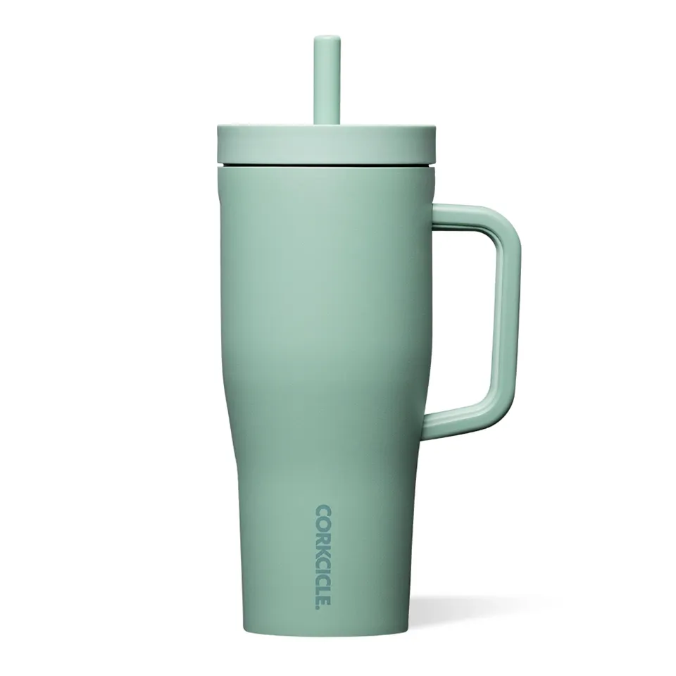 corkcicle-cruiser-22-oz-thyme-insulated-tumbler-with-handle-cold-20-hours-hot-9- image 1