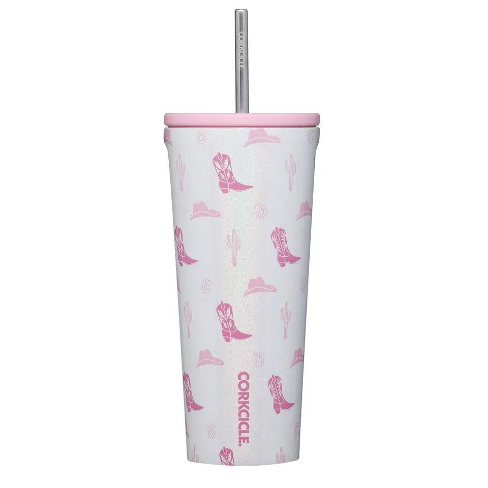 corkcicle-cold-cup-insulated-tumbler-with-straw-24-oz-cowgirl image 1