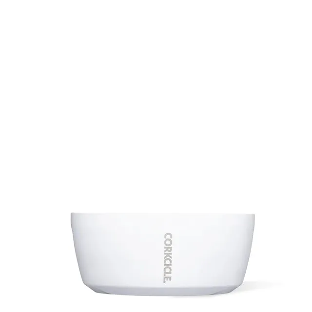 corkcicle-dog-bowl-32-oz-stainless-steel-gloss-white image 1