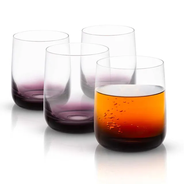 joyjolt-black-swan-whiskey-glasses-13-7-oz-set-of-4 image 1