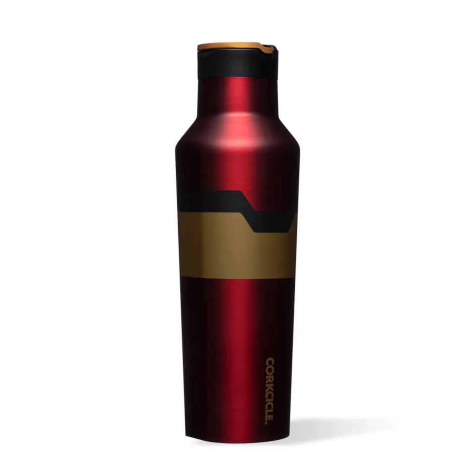 corkcicle-sport-canteen-20-oz-triple-insulated-stainless-steel-screw-on-lid-iron image 1