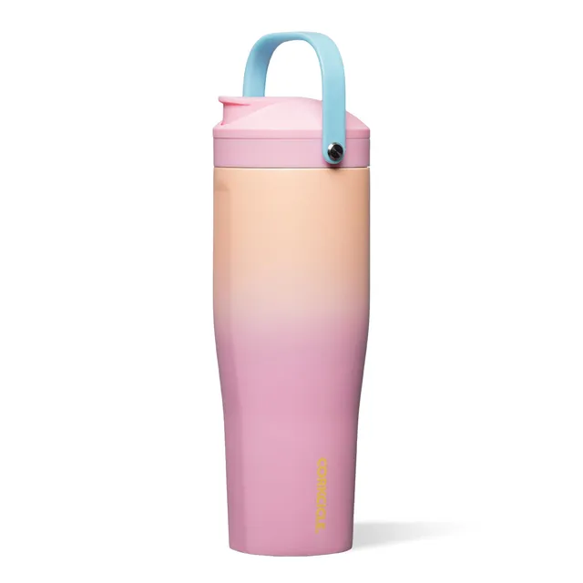 corkcicle-protein-shaker-30oz-built-in-agitator-fruit-strainer-lid-lover image 1