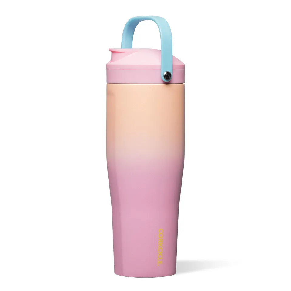 corkcicle-protein-shaker-30oz-built-in-agitator-fruit-strainer-lid-lover image 1