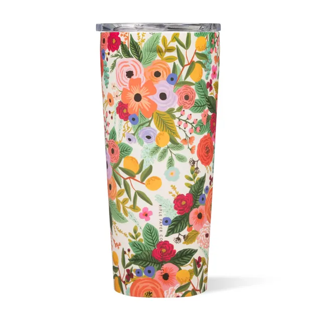 corkcicle-x-rifle-paper-co-classic-insulated-coffee-mug-16-oz-garden-party-cream image 1