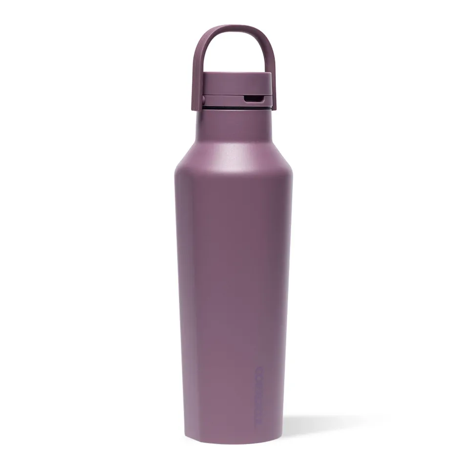 corkcicle-classic-sport-canteen-20-oz-insulated-water-bottle-mauve image 1