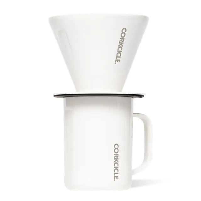 corkcicle-pour-over-set-16oz-insulated-coffee-mug-with-stainless-steel-pour-over image 1