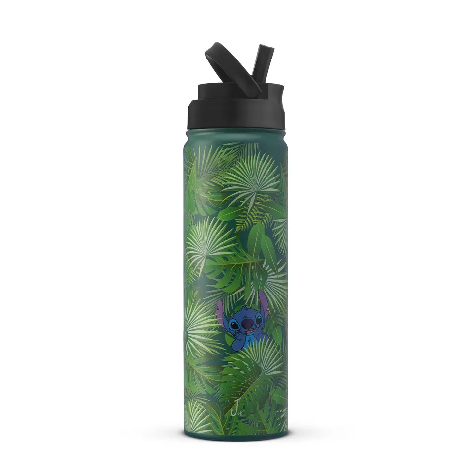 joyjolt-disney-stitch-a-boo-stainless-steel-water-bottle-22-oz image 1