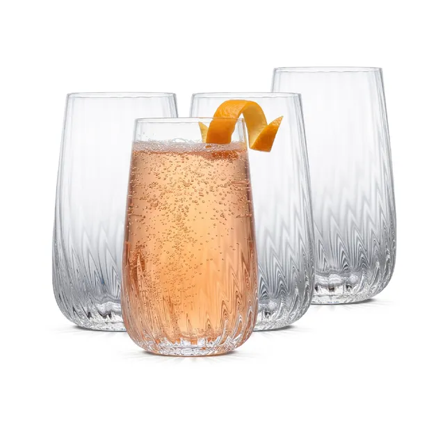 joyjolt-flow-optic-swirl-tall-glasses-set-of-4-19-oz-textured-highball-glasses image 1