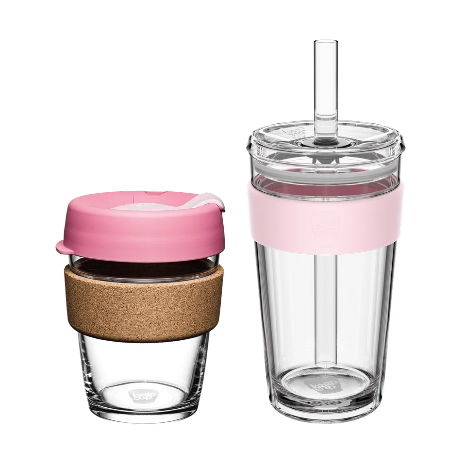 keepcup-booked-busy-bundle-reusable-brew-coffee-cup-12oz-and-cold-cup-iced-tumbl image 1
