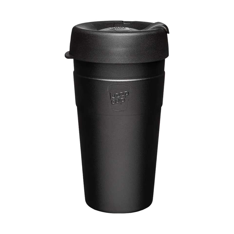 keepcup-thermal-16oz-black-vacuum-insulated-travel-mug-with-splashproof-lid image 1