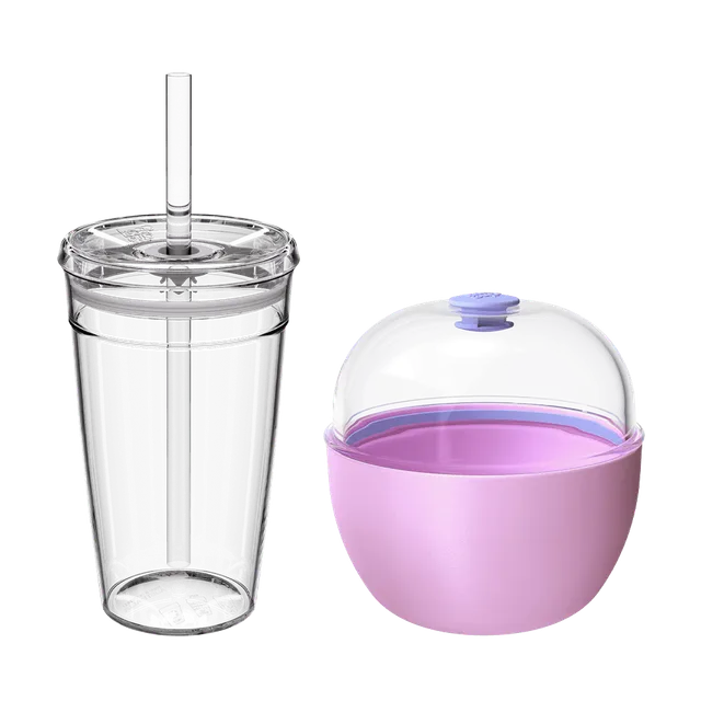 keepcup-sip-and-snack-bundle-lilac-reusable-cold-cup-and-go-bowl-set image 1