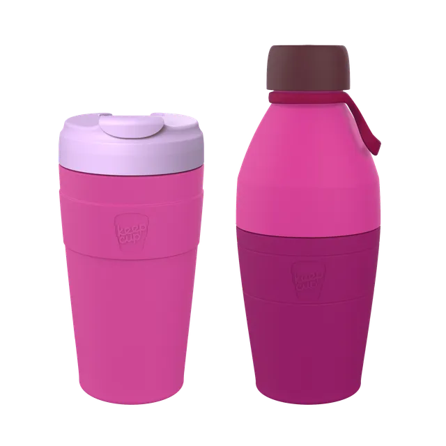 keepcup-deskside-warrior-fuchsia-commuter-travel-mug-helix-insulated-water-bottl image 1