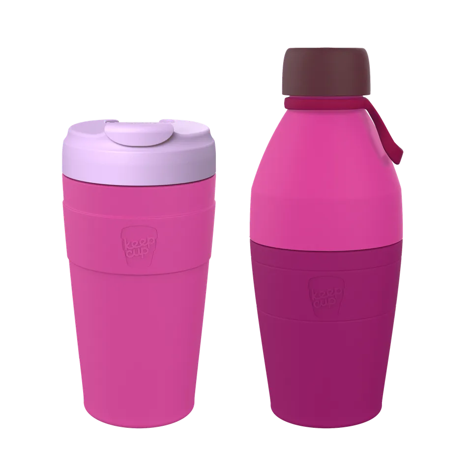 keepcup-deskside-warrior-fuchsia-commuter-travel-mug-helix-insulated-water-bottl image 1