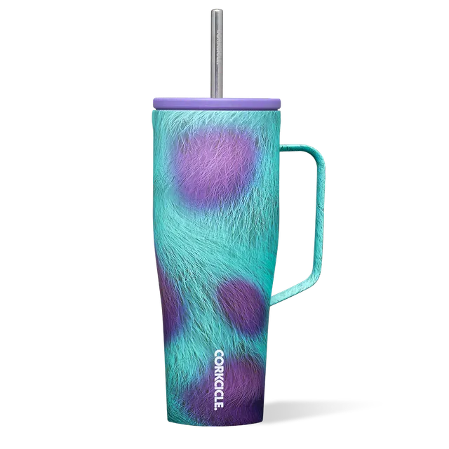 corkcicle-disney-pixar-cold-cup-xl-30-oz-sulley-design-with-handle-and-straw image 1