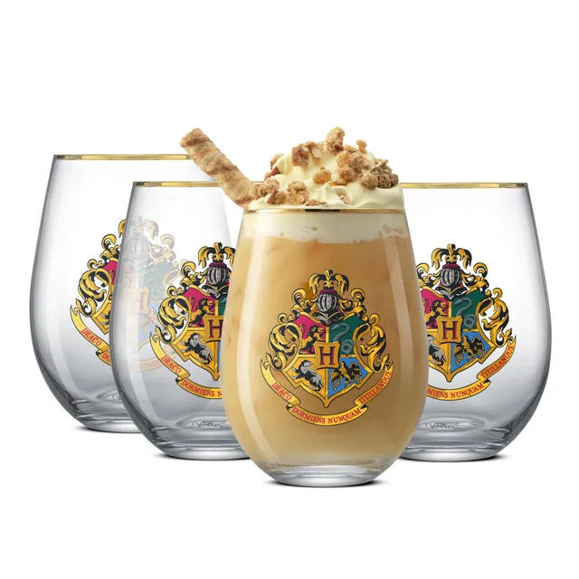 joyjolt-harry-potter-hogwarts-heritage-stemless-drinking-glasses-set-of-4-19oz image 1