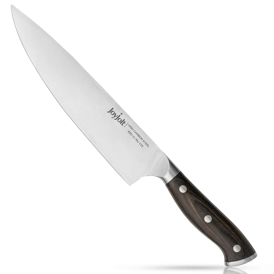 joyjolt-8-inch-professional-chef-knife-with-high-carbon-german-steel-blade-and-c image 1