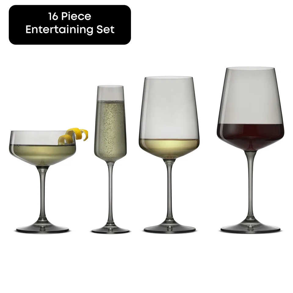 joyjolt-sidney-16-piece-smoke-stemware-entertaining-set-lead-free-crystal image 1