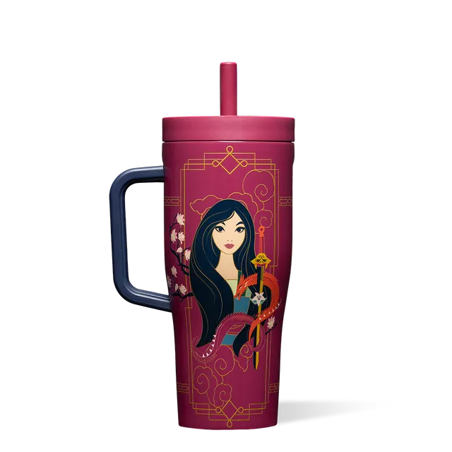 corkcicle-disney-princess-leakproof-cruiser-22oz-insulated-tumbler-with-straw image 1