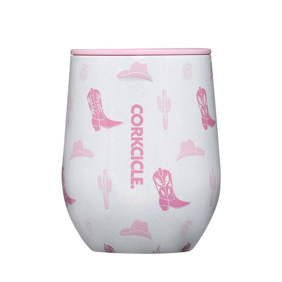 corkcicle-classic-stemless-wine-tumbler-12-oz-cowgirl-triple-insulated-stainless image 1