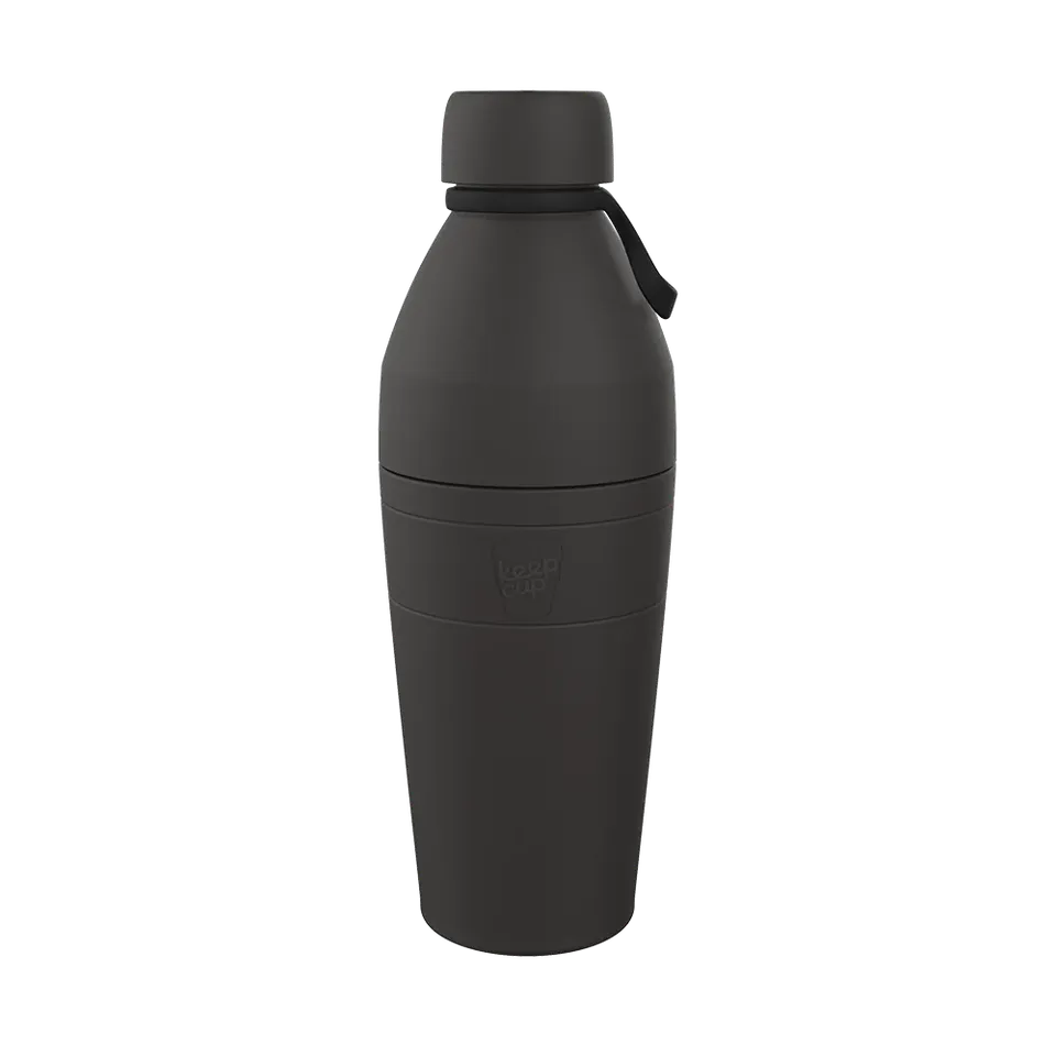 keepcup-helix-bottle-22oz-vacuum-insulated-water-bottle-black image 1