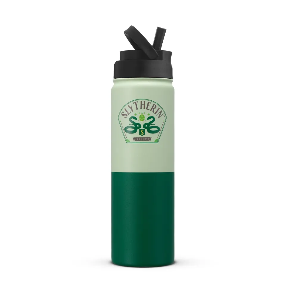 joyjolt-harry-potter-slytherin-stainless-steel-water-bottle-22-oz image 1