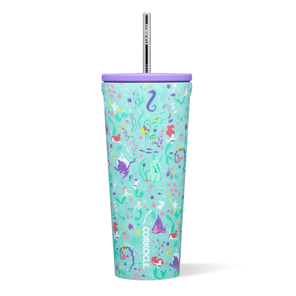 corkcicle-disney-princess-ariel-cold-cup-triple-insulated-stainless-steel-tumble image 1