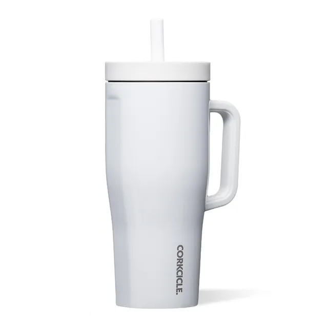corkcicle-cruiser-insulated-tumbler-with-handle-straw-22oz-triple-insulated-stai image 1