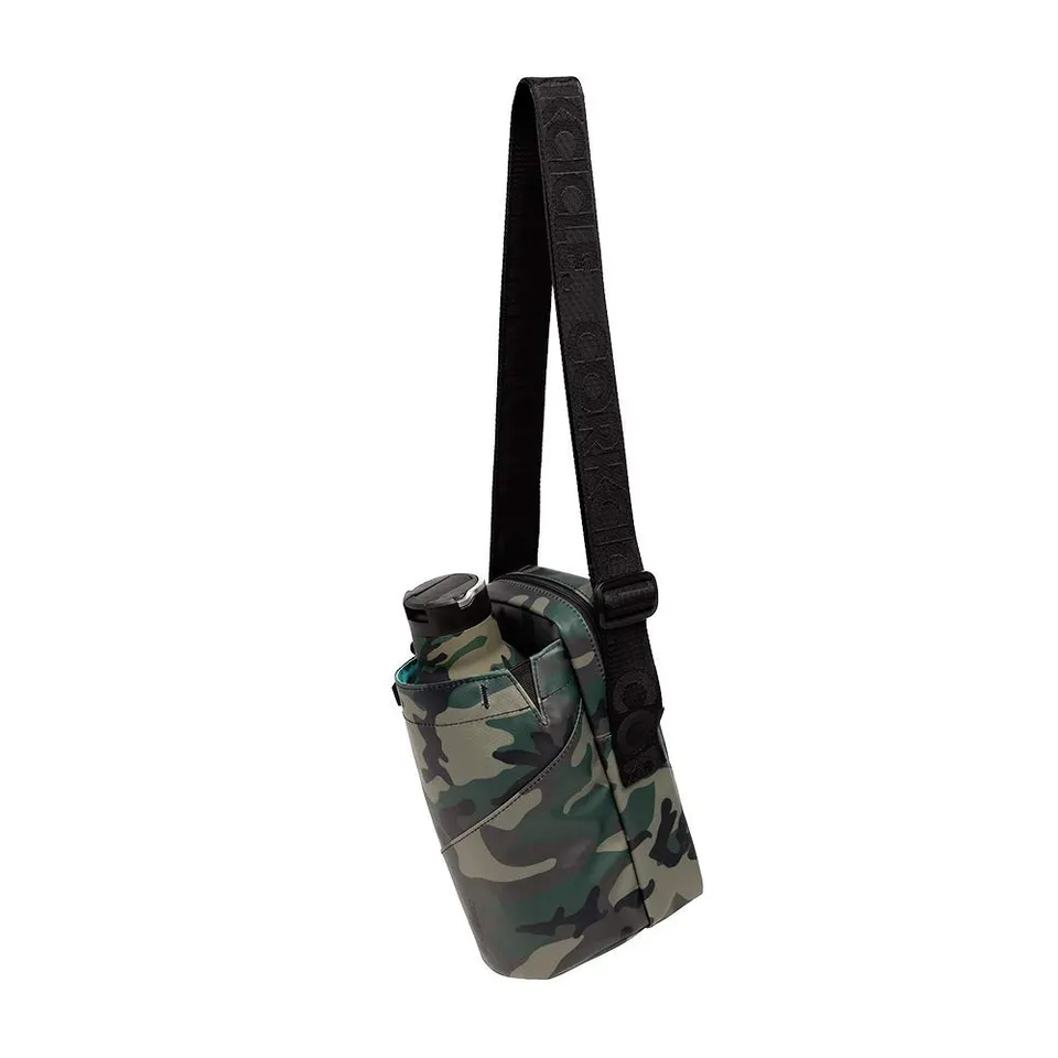 corkcicle-cross-body-sling-adjustable-water-bottle-carrier-bag-with-padded-inter image 1