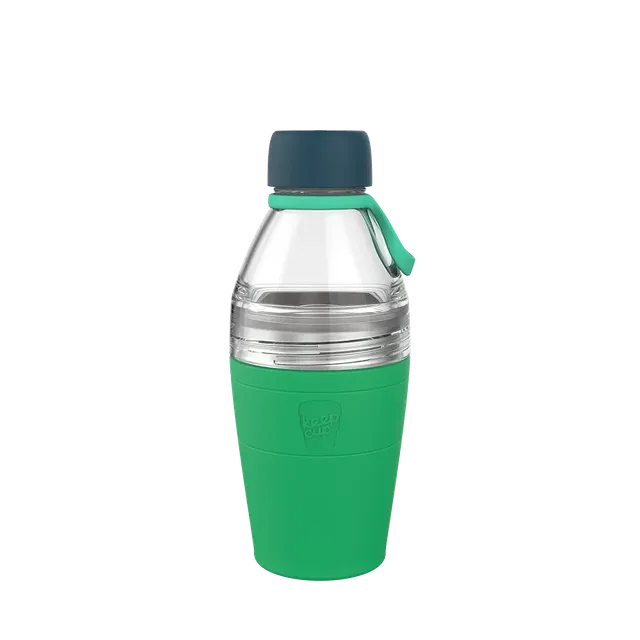 keepcup-helix-bottle-18oz-clear-top-emerald-lime image 1