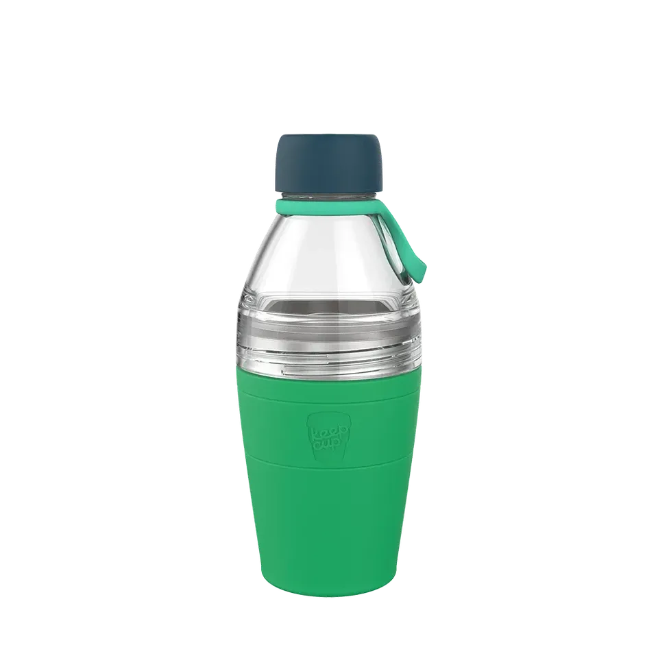keepcup-helix-bottle-18oz-clear-top-emerald-lime image 1
