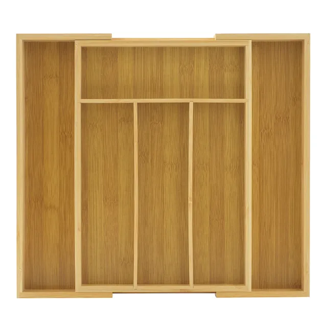 joyjolt-expandable-bamboo-drawer-organizer-9-84-to-13-77 image 1
