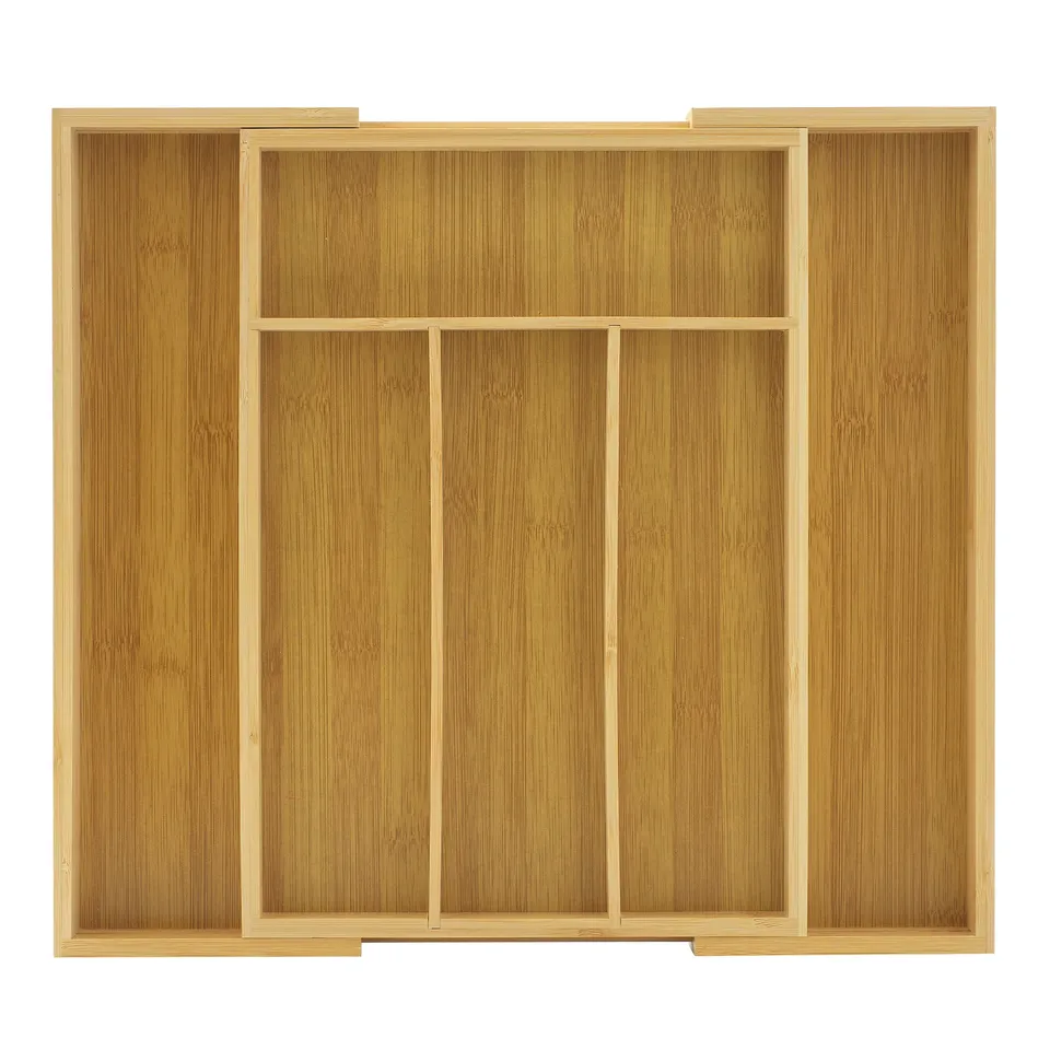 joyjolt-expandable-bamboo-drawer-organizer-9-84-to-13-77 image 1