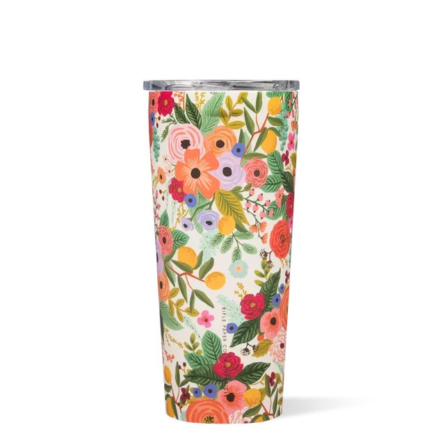 corkcicle-rifle-paper-co-tumbler-16oz-triple-insulated-with-sliding-lid image 1