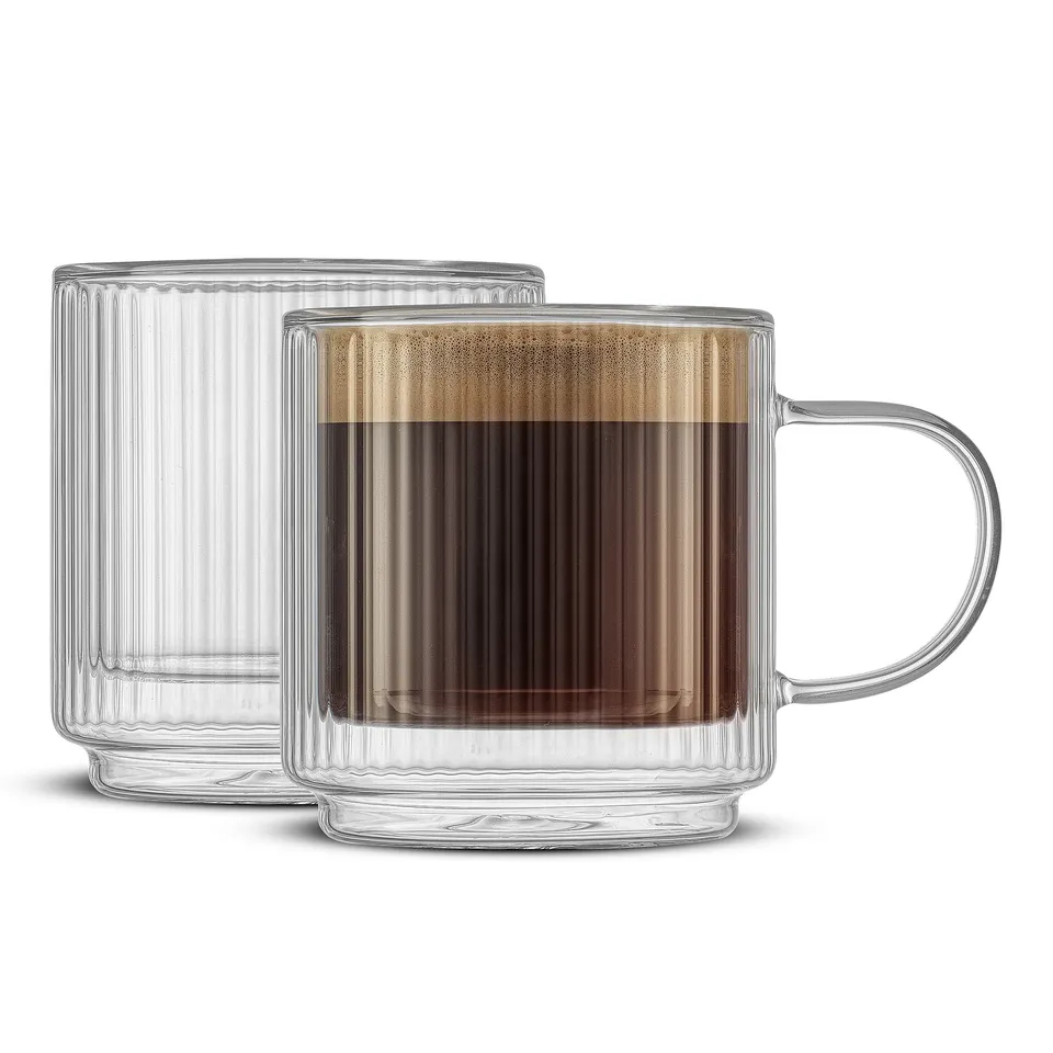 joyjolt-haven-fluted-double-wall-glass-mugs-13-5-oz-set-of-2-borosilicate image 1