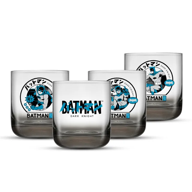 joyjolt-batman-gotham-city-noir-short-glasses-set-of-4-10oz image 1