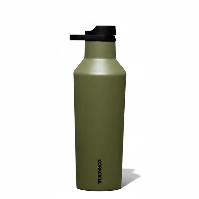 corkcicle-sport-canteen-20-oz-olive-triple-insulated-stainless-steel-water-bottl image 1