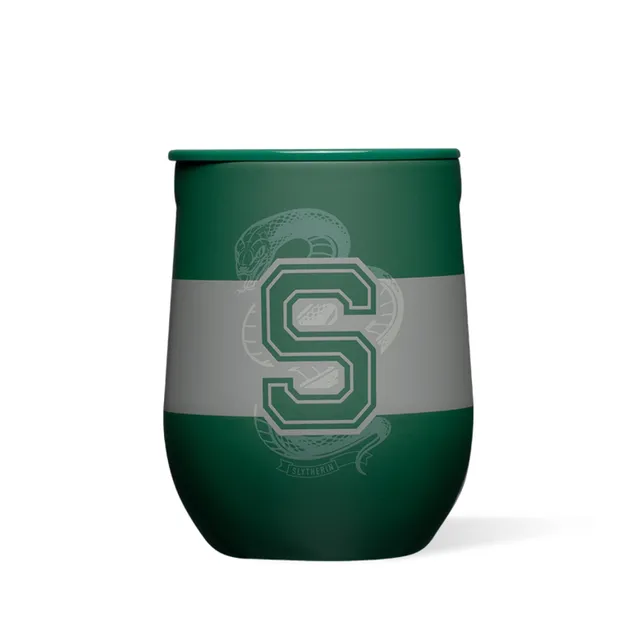 corkcicle-stemless-insulated-wine-glass-tumbler-12-oz-slytherine image 1