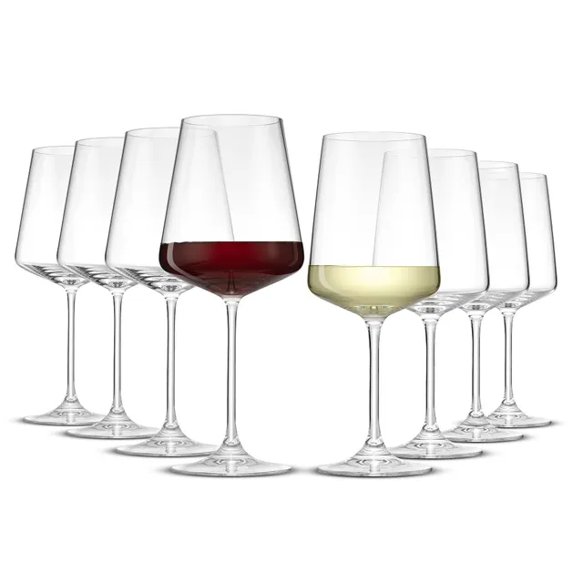 joyjolt-sidney-8-piece-red-and-white-wine-glass-set image 1